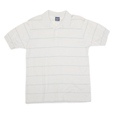 GANT Mens Polo Shirt Grey 90s Striped L