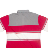 AUREUS Mens Polo Shirt Red Striped XL