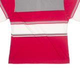 AUREUS Mens Polo Shirt Red Striped XL