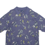 CHEROKEE Soft Touch Mens Polo Shirt Blue Floral XL
