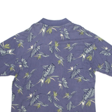 CHEROKEE Soft Touch Mens Polo Shirt Blue Floral XL