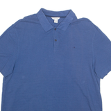CALVIN KLEIN Mens Polo Shirt Blue XL
