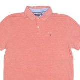 TOMMY HILFIGER Mens Polo Shirt Pink M