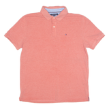 TOMMY HILFIGER Mens Polo Shirt Pink M