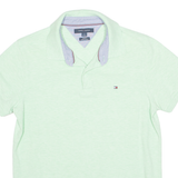 TOMMY HILFIGER Slim Fit Mens Polo Shirt Green M