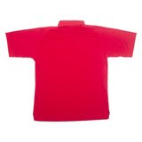 CROSS CREEK Mens Polo Shirt Red 90s L