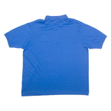 CRYSTAL SPRINGS Mens Polo Shirt Blue 90s 2XL