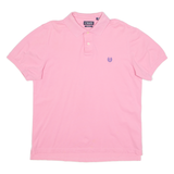 CHAPS Stretch Mens Polo Shirt Pink L
