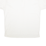 KEY ELEMENTS Mens Polo Shirt White 90s XL