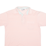 RHM CLASSIC Mens Polo Shirt Pink 90s Striped M