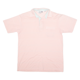 RHM CLASSIC Mens Polo Shirt Pink 90s Striped M