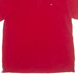 TOMMY HILFIGER Mens Polo Shirt Red L