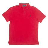 POLO RALPH LAUREN Mens Polo Shirt Red L