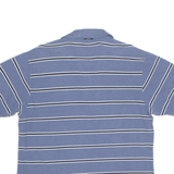 NAUTICA Mens Polo Shirt Blue Striped L