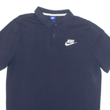 NIKE Mens Polo Shirt Blue L