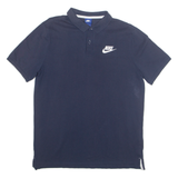 NIKE Mens Polo Shirt Blue L