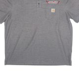 CARHARTT Workwear Mens Polo Shirt Grey XL