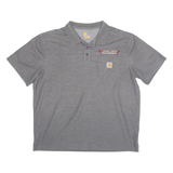 CARHARTT Workwear Mens Polo Shirt Grey XL