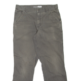 CARHARTT Workwear Mens Jeans Grey Relaxed Straight W34 L29