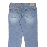 LEVI'S 505 Womens Jeans Blue Regular Straight Stone Wash W32 L29