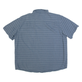 CARHARTT Loose Fit Mens Shirt Blue Striped L