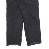 LEE Mens Jeans Black Relaxed Straight W34 L26