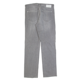 CALVIN KLEIN JEANS Mens Jeans Grey Regular Skinny Stone Wash W33 L30