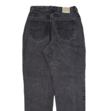 LEE Mens Jeans Black Regular Tapered Stone Wash W28 L30