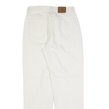 LEE Womens Jeans Cream Regular Tapered 90s W26 L30