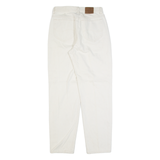 LEE Womens Jeans Cream Regular Tapered 90s W26 L30