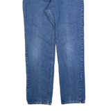 LEE Womens Jeans Blue Regular Tapered Stone Wash W26 L28