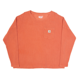 CARHARTT Relaxed Fit Womens Sweatshirt Orange XL