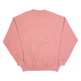 LEE Cross Stitch Dog Womens Sweatshirt Pink 90s XL
