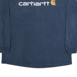 CARHARTT Mens T-Shirt Black Long Sleeve XL