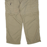 FIRST ASCENT Cargo Belted Mens Trousers Beige Regular Straight W36 L29