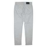 PIERRE CARDIN Mens Trousers Grey Regular Skinny W34 L33
