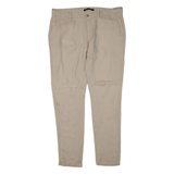 AVVA Womens Trousers Beige Regular Skinny W40 L35