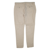 AVVA Womens Trousers Beige Regular Skinny W40 L35