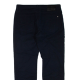 PIERRE CARDIN Mens Trousers Blue Regular Straight W35 L30