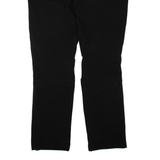 MANOR Womens Trousers Black Regular Bootcut W34 L31