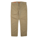DOCKERS Chino Mens Trousers Beige Regular Tapered W32 L27
