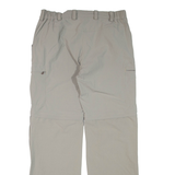 ADIDAS Outdoor Womens Trousers Grey Regular Straight Nylon W30 L31