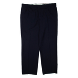HAGMAN Mens Trousers Blue Regular Tapered W42 L31
