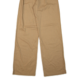 PRETTYLITTLETHING Womens Trousers Brown Regular Wide-Leg W28 L33