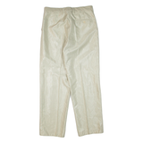 Womens Trousers Green Regular Straight W32 L32