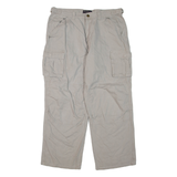 NEW ROADS Cargo Mens Trousers Grey Regular Straight W34 L28