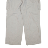 NEW ROADS Cargo Mens Trousers Grey Regular Straight W34 L28