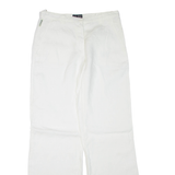 ARMANI JEANS Womens Trousers White Regular Straight W30 L34