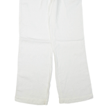 ARMANI JEANS Womens Trousers White Regular Straight W30 L34