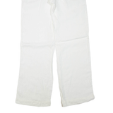ARMANI JEANS Womens Trousers White Regular Straight W30 L34
